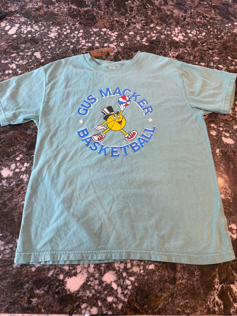 GUS MACKER Kids' Basketball Graphic Tee - Seafoam Green